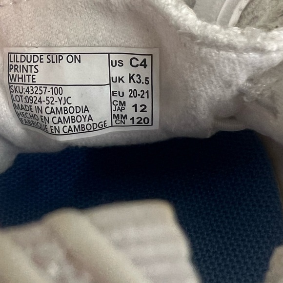 Hey Dude Lil Dudes Eyelet Baby Sneakers - Picture 9 of 9